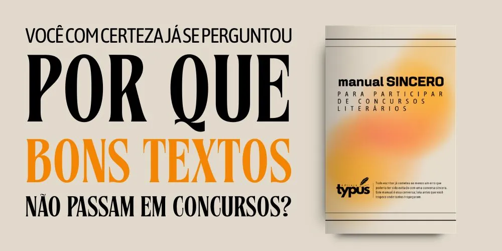 Manual para saber como passar em concursos liter�rios - Editora Typus